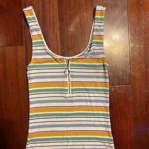 Zip up Tank Top